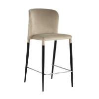 Стул полубарный Лори велюр бежевый STOOL GROUP