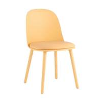 Пластиковый Стул Fog с подушкой пластик желтый STOOL GROUP