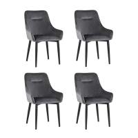 Стул Стул Диана велюр серый 4 шт STOOL GROUP