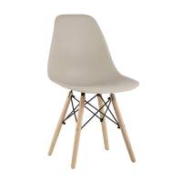 Стул Eames Style DSW бежевый (разборный каркас) STOOL GROUP
