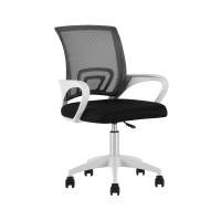 Кресло офисное TopChairs Simple SN черный пластик белый STOOL GROUP