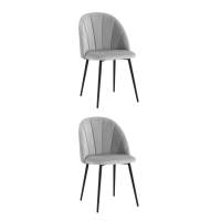 Стул Стул Логан NEW велюр светло-серый 2 шт STOOL GROUP