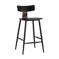 Стул полубарный ANT черный STOOL GROUP