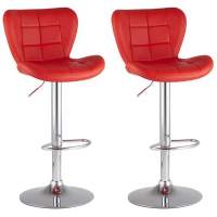 Стул барный PORSCHE красный 2 шт STOOL GROUP
