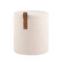 Пуф с ящиком Эркки рогожка S белый STOOL GROUP