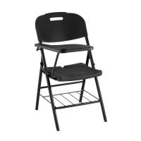 Стул складной банкетный со столиком и полкой черный STOOL GROUP