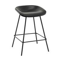 Барный стул Стул полубарный Фуриоса экокожа чёрный STOOL GROUP