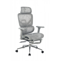 Кресло офисное TopChairs Vertus серая сетка STOOL GROUP