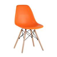 Стул Eames DSW оранжевый x4 STOOL GROUP