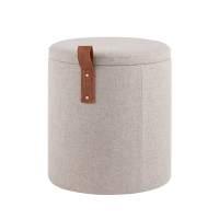 Пуф с ящиком Эркки рогожка S серый STOOL GROUP