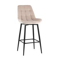 Стул Стул барный Флекс с поворотным механизмом велюр бежевый STOOL GROUP