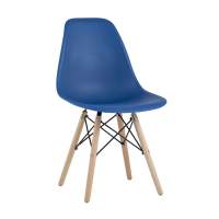 Стул Eames Style DSW синий (разборный каркас) STOOL GROUP