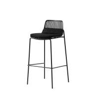 Барный стул Стул барный Louran с подушкой чёрный STOOL GROUP