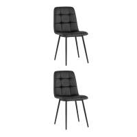 Комплект стульев Стул Oliver экокожа черный 2 шт STOOL GROUP