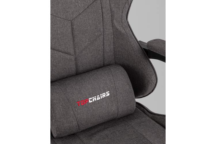 Кресло спортивное TopChairs MG-7036 ткань серый-8