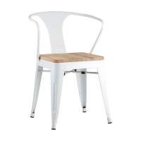 Стул Стул TOLIX ARM WOOD с подлокотниками белый STOOL GROUP