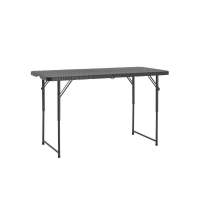 Стол складной чемодан пластиковый Кейт 120 коричневый STOOL GROUP