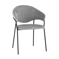 Стул Стул Алексис искусственная замша серый STOOL GROUP