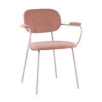 Стул Стул Кэрол пыльно-розовый серые ножки STOOL GROUP