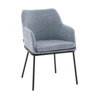 Стул Стул с подлокотниками Кози new ткань букле синий STOOL GROUP