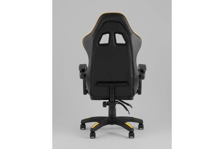 Кресло спортивное TopChairs MG-7043 черно-жёлтый-4