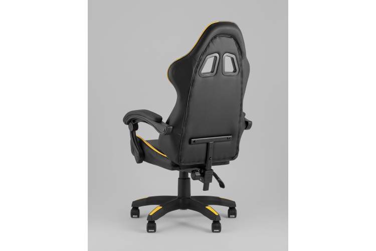 Кресло спортивное TopChairs MG-7043 черно-жёлтый-5