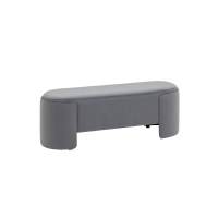 Банкетка Taks велюр серый STOOL GROUP