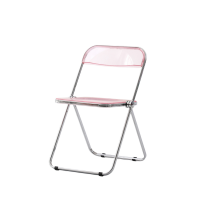 Стул Fold Pink складной розовый STOOL GROUP