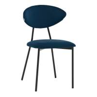 Стул обеденный Квинси велюр синий STOOL GROUP