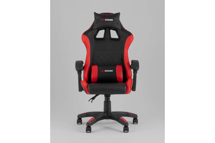 Кресло спортивное TopChairs MG-7043 черно-красный-2