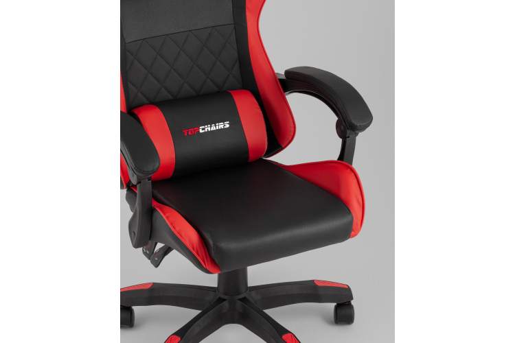 Кресло спортивное TopChairs MG-7043 черно-красный-7