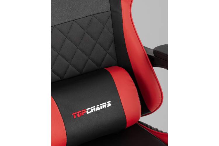 Кресло спортивное TopChairs MG-7043 черно-красный-8
