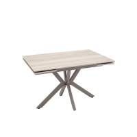 Стол Marmer 120-180/80/76 см подстолье металл капучино STOOL GROUP керамический