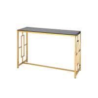 Консоль БРУКЛИН 120*40 золото стекло smoke STOOL GROUP