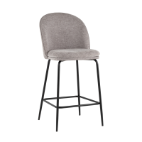 Стул полубарный Echo светло-серый STOOL GROUP