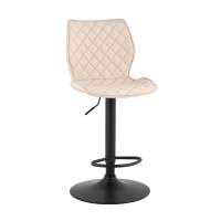 Стул барный Dome экокожа светло-серый STOOL GROUP
