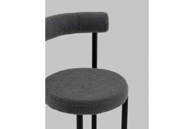 Стул обеденный Флорео букле темно-серый STOOL GROUP-6