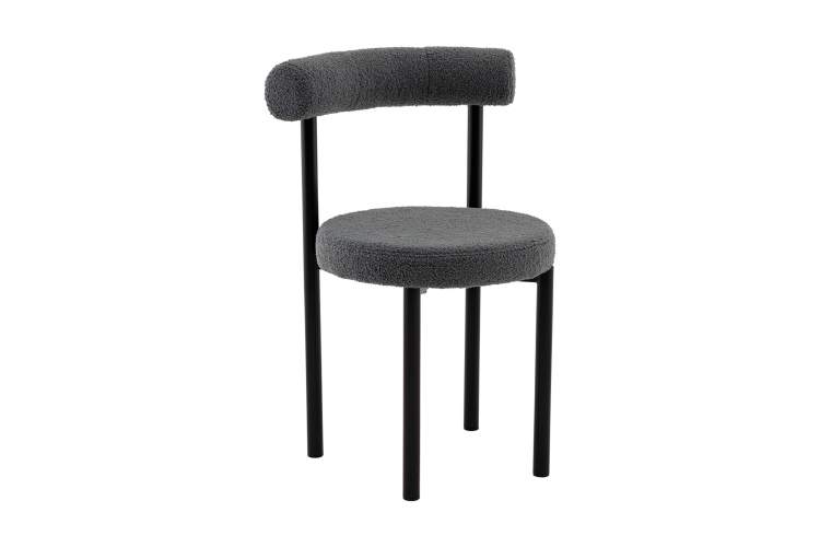 Стул обеденный Флорео букле темно-серый STOOL GROUP