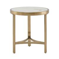 Журнальный столик Адриана 50*50 см светлая керамика STOOL GROUP