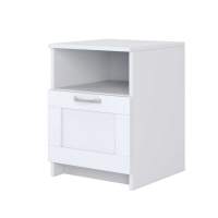 Тумба ИКЕА (IKEA) BRIMNES / СИРИУС тумба прикроватная с одним ящиком, цвет белый