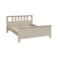 Двуспальная 2.08.04.230.19 САГА кровать двойная 160х200 кашемир RU IKEA