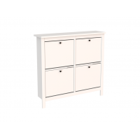 Тумба ИКЕА (IKEA) 2.08.10.180.1 САГА тумба для обуви 113х108 белая