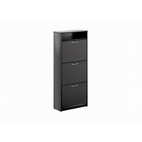 Обувница ИКЕА (IKEA) Тумба ОРИОН с тремя полками для обуви, цвет Дуб Венге