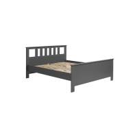 Двуспальная 2.08.04.230.4 САГА кровать двойная 160х200 серый IKEA