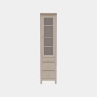 2.08.16.240.19 САГА шкаф с витриной 50 МОРУ кашемир RU