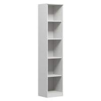 Книжный шкаф ikea BRIMNES / СИРИУС стеллаж узкий, с пятью полками, цвет белый