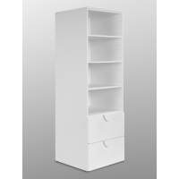 СТУВА / ПИКСИ стеллаж с 2 ящиками 60x57x183, робкий подснежник