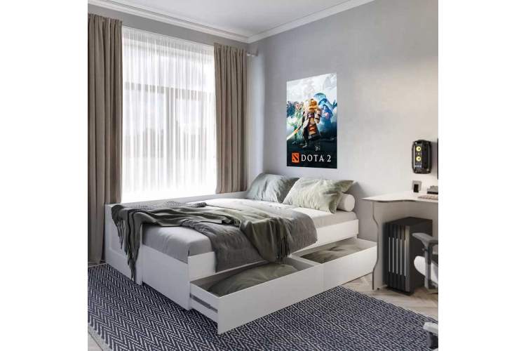 Бримнэс раздвижная кровать аналог фабрик ИКЕА с 2 ящиками