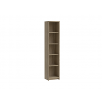 Книжный шкаф ikea BRIMNES / СИРИУС стеллаж узкий, с пятью полками, цвет Дуб Сонома