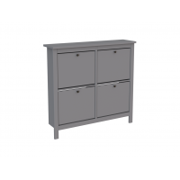 Тумба ИКЕА (IKEA) 2.08.10.180.4 САГА тумба для обуви 113х108 серая